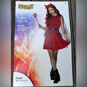 Devil Halloween Costume - Girls Medium (8-10)